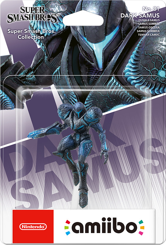 Dark Samus amiibo Super Smash Bros. Collection Cover