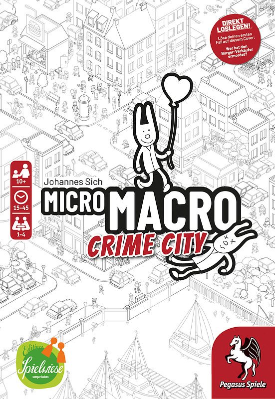 Micro Macro - Crime City 1-4 Spieler, Spieldauer ca. 15-45 Minuten Cover