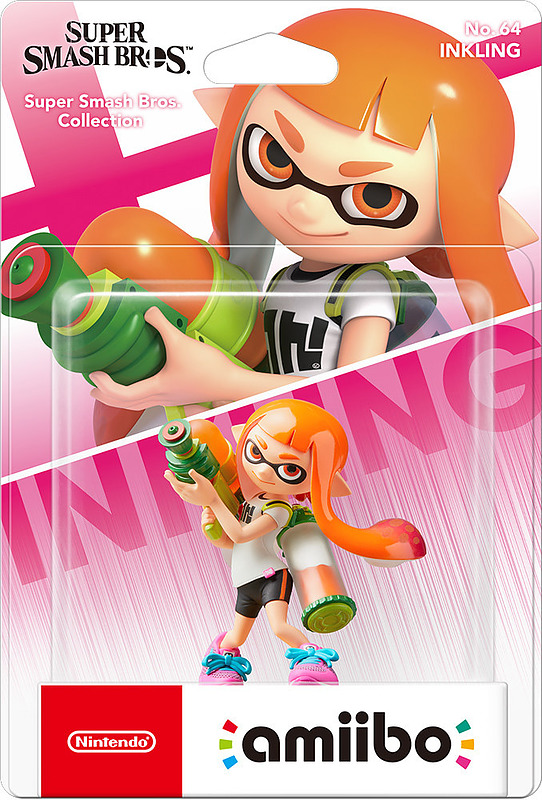 Nintendo Inkling amiibo Super Smash Bros. Collection Cover