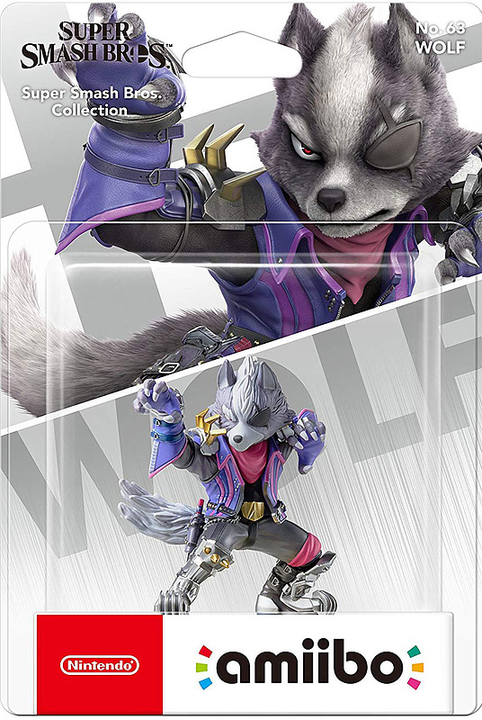 Nintendo Wolf amiibo Super Smash Bros. Collection Cover